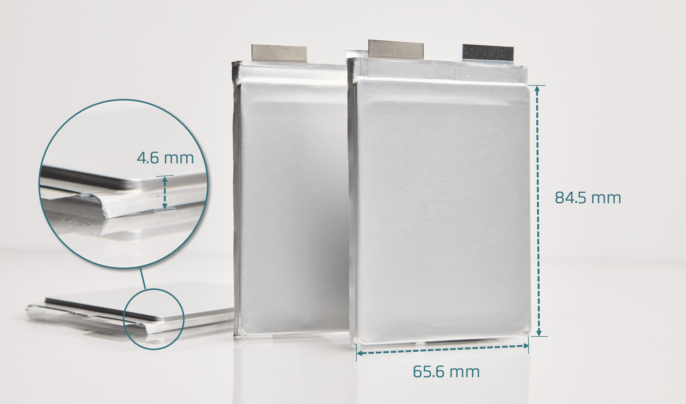 Photo of QSE-5 B Sample with dimensions